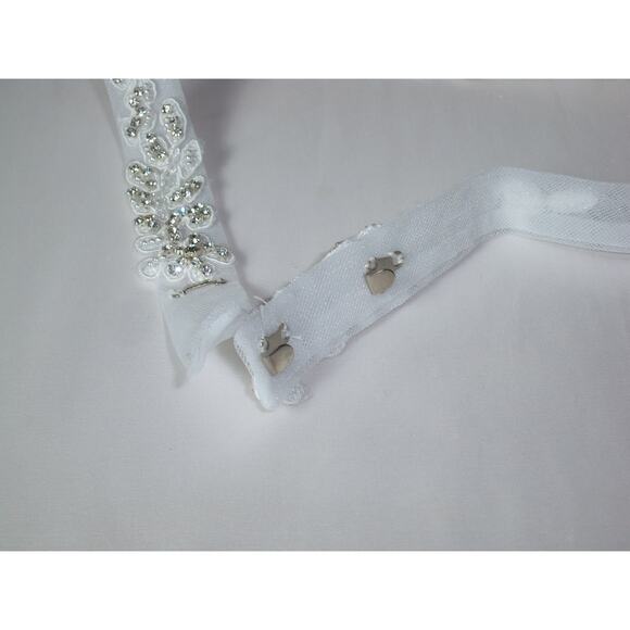 Rhinestone horse hair bridal dress belt crystal belt sash rhinestone bridal sash main image 4